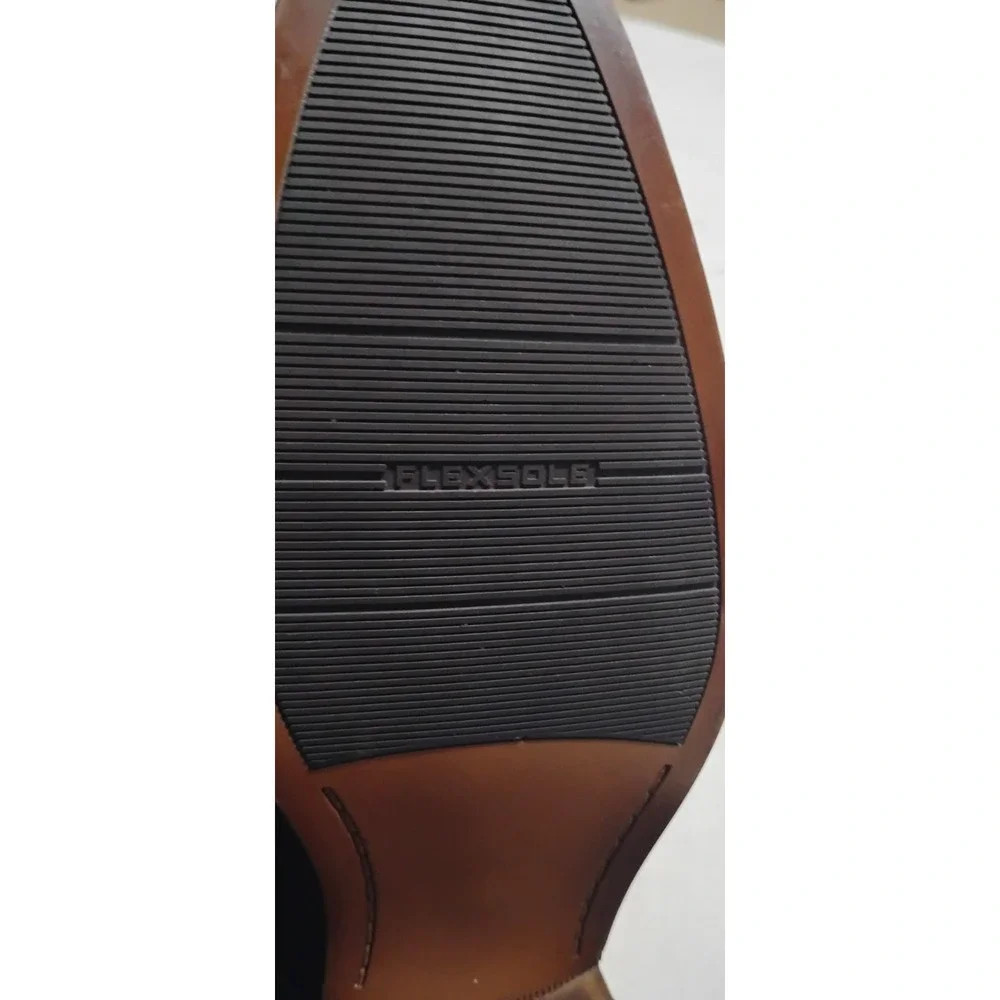 Florsheim Postino Mens Black Leather Chiseled Cap Toe Oxford Dress Shoes Size 13